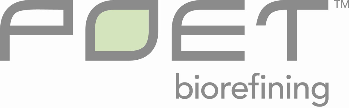 Biorefining company logo with gray stylized letters and a pale green leaf motif, and the word 'biorefining' beneath.